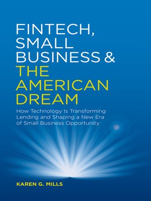 Fintech, Small Business & the American Dream - ebook
